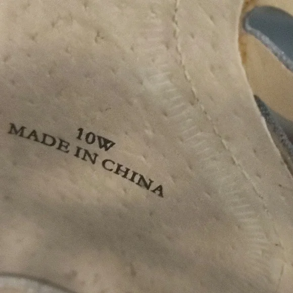 Palizzio Open Toe Rhinestone Heel Edolie Silver Bootie Size 10 W New - Picture 4 of 7